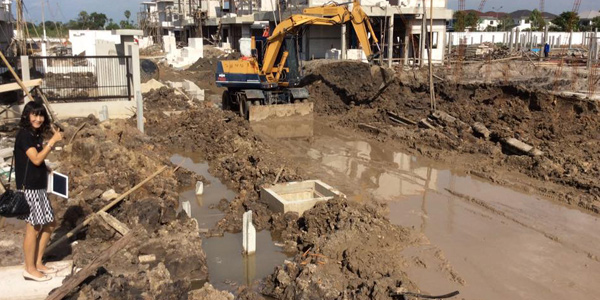 การลดต้นทุน การถมดินครับ